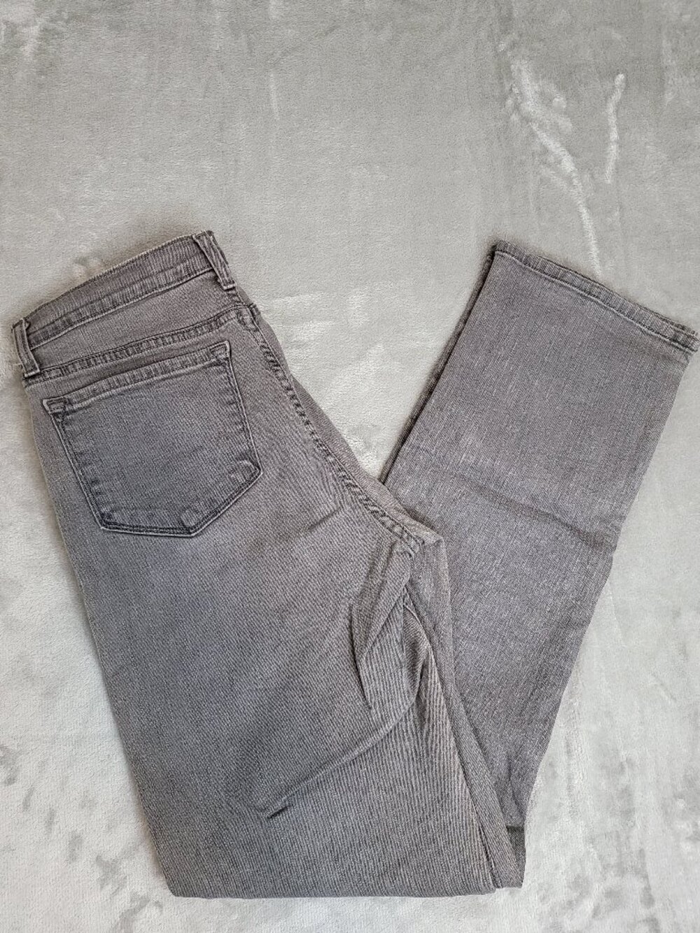Not Your Daughter's Jeans NYDJ Gray Straight Leg Jeans Size 6 Made in USA